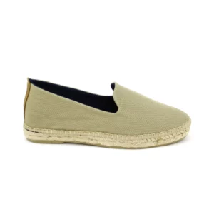 Norteñas 16-570 - Alpargata plana de lona de espiga en beig