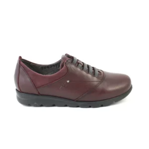 Fluchos 0354 - Zapato sport con cordones elásticos y cuña baja en morado