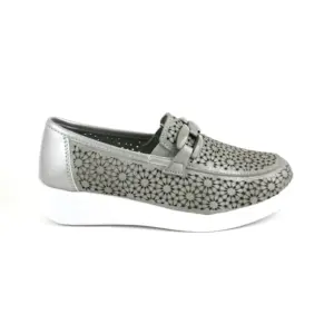 Doctor Cutillas 38475 - Mocasín con estribo y piso ligero en gris