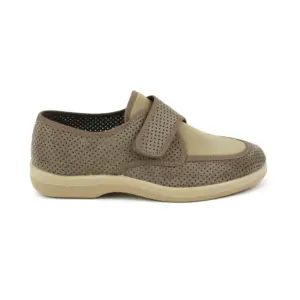 Doctor Cutillas 21320 - Velcro textil perforado y pala de licra en taupe