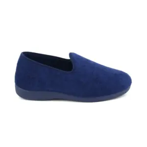 Norteñas 9-515 - Zapatilla cerrada de hombre en felpa en marino
