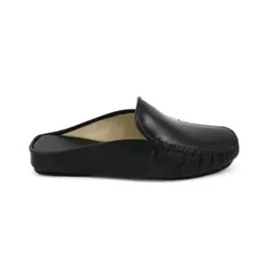 Mewis 10004 - Chinela kiowa de mujer en piel en negro