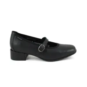 Mephisto Joselina - Mercedes en piel y tacón de 3 cm en negro